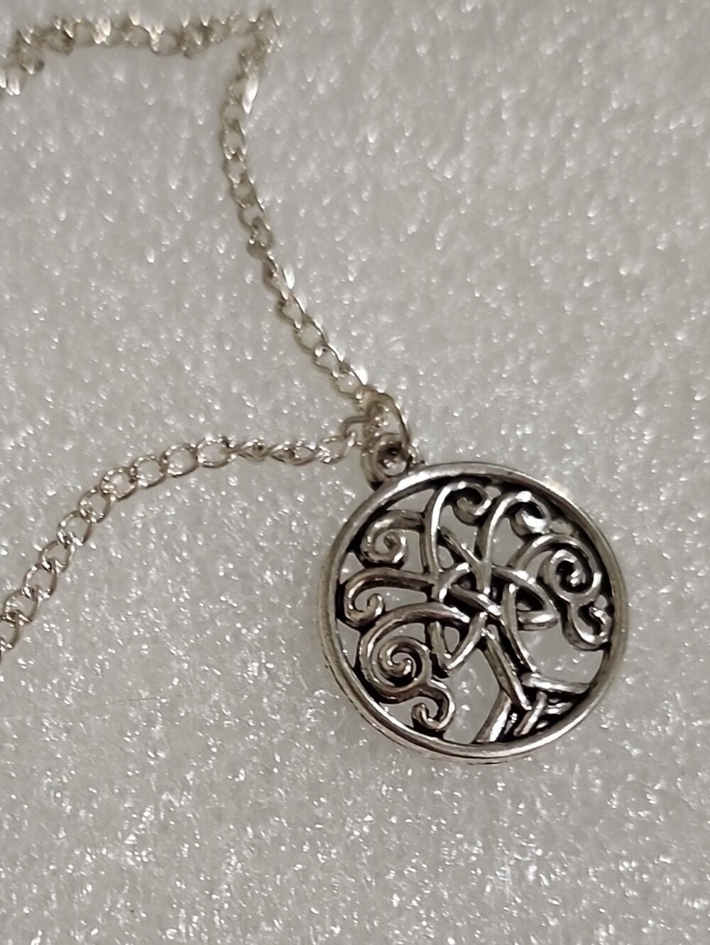 Hand Crafted Silver Tree of Life Bracelet / Anklet